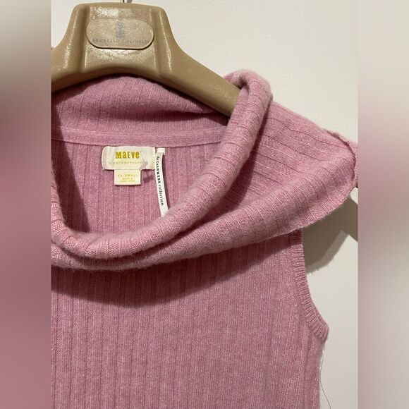 NWT Anthropologie Emerie 100% Cashmere Cowl Neck Sweater Tank - Picture 5 of 6